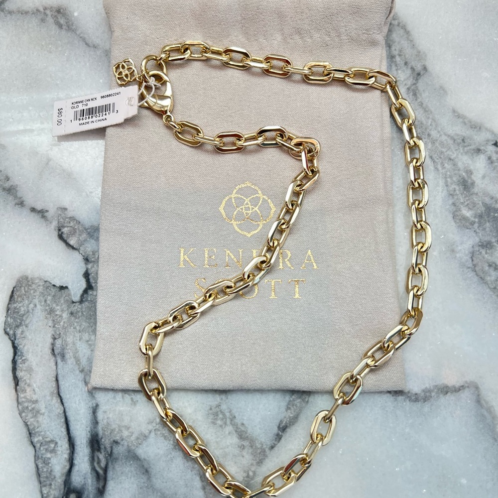 Kendra Scott Korinne Gold Chain Necklace